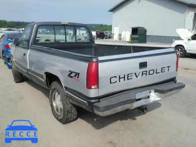 1992 CHEVROLET K1500 1GCEK14K5NE170107 image 2