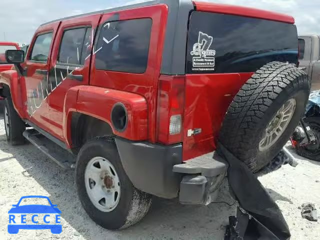 2009 HUMMER H3 SUV 5GTEN13E498125627 image 2