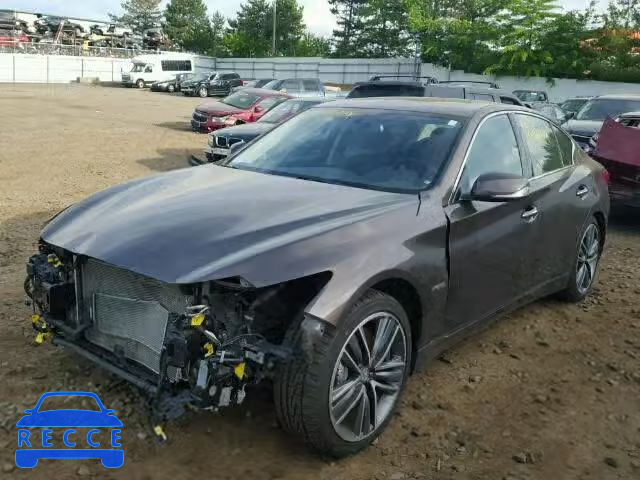 2014 INFINITI Q50 HYBRID JN1AV7AR9EM700520 зображення 1