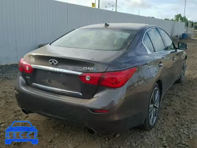 2014 INFINITI Q50 HYBRID JN1AV7AR9EM700520 image 3