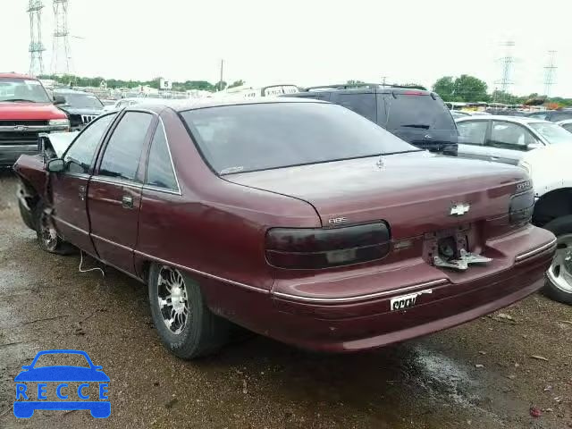 1992 CHEVROLET CAPRICE 1G1BL53E1NW130967 зображення 2