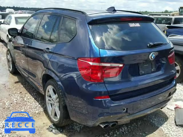 2012 BMW X3 XDRIVE3 5UXWX7C56CL975805 зображення 2