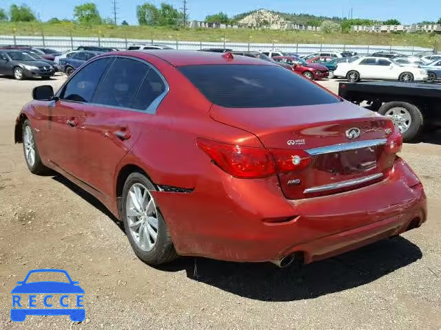 2015 INFINITI Q50 HYBRID JN1AV7AR7FM850515 зображення 2