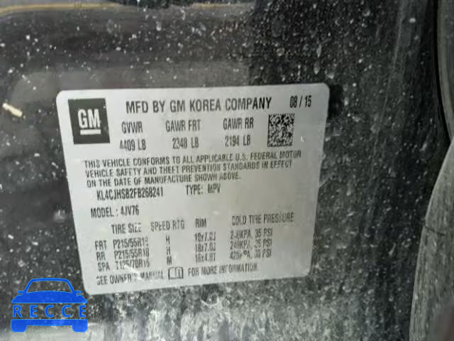 2015 BUICK ENCORE PRE KL4CJHSB2FB268241 image 9