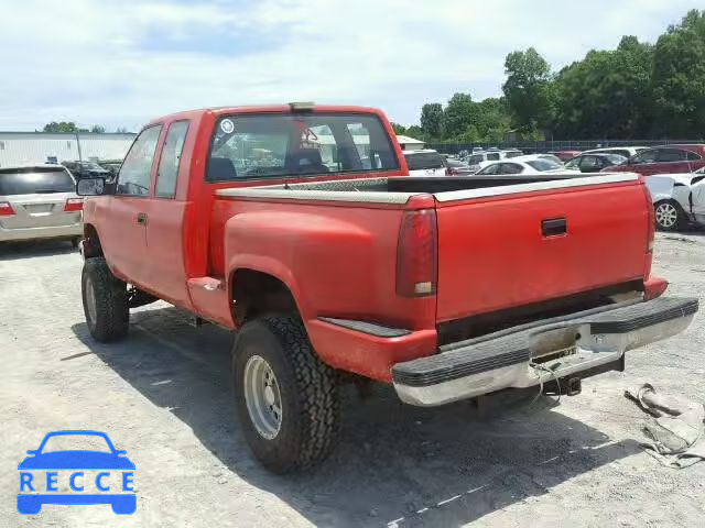 1992 CHEVROLET K1500 2GCEK19K6N1186164 image 2