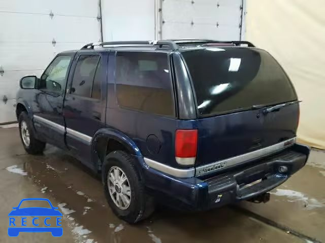 1999 GMC ENVOY 1GKDT13WXX2527884 image 2