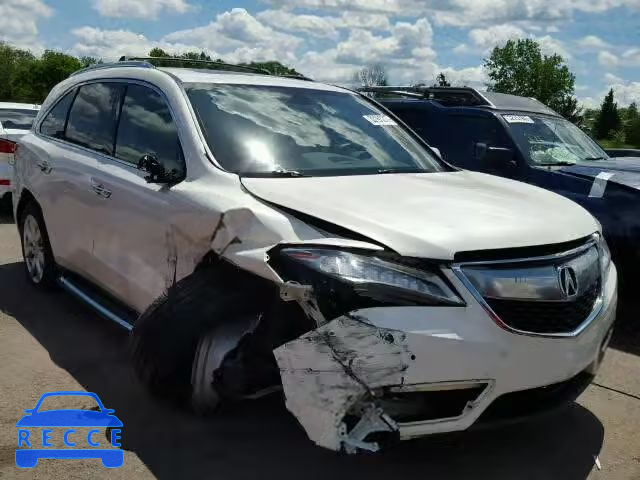 2014 ACURA MDX Advance 5FRYD4H8XEB028369 image 0