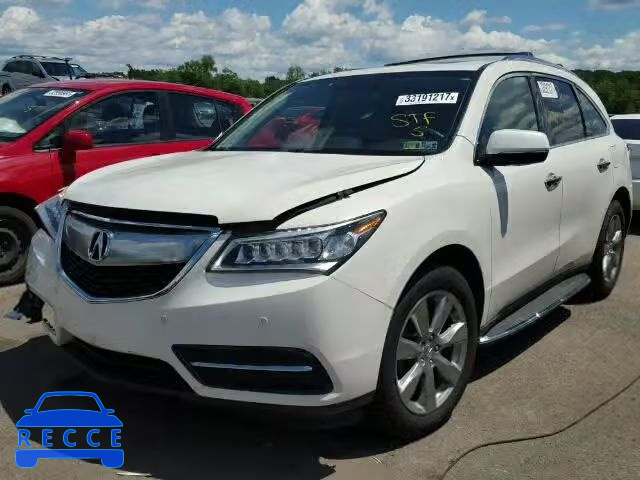 2014 ACURA MDX Advance 5FRYD4H8XEB028369 image 1