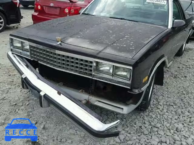 1987 CHEVROLET EL CAMINO 3GCCW80H7HS911592 зображення 8