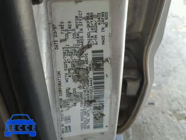 1997 TOYOTA 4RUNNER JT3GM84R6V00144V3 image 9