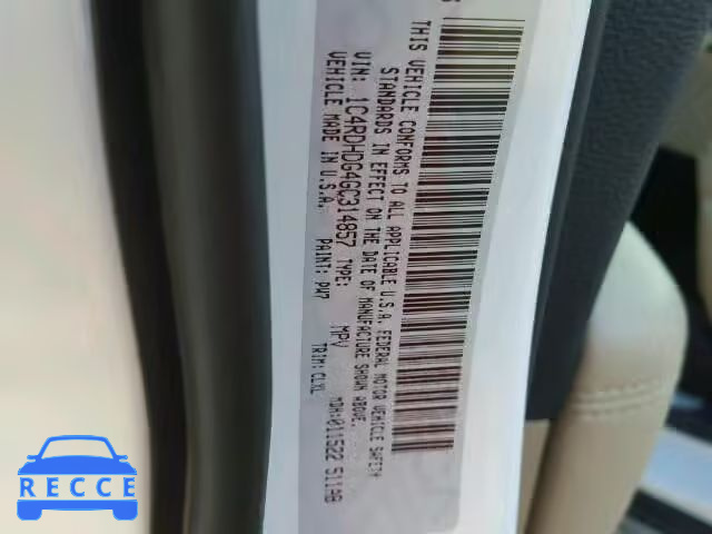 2016 DODGE DURANGO LI 1C4RDHDG4GC314857 image 9