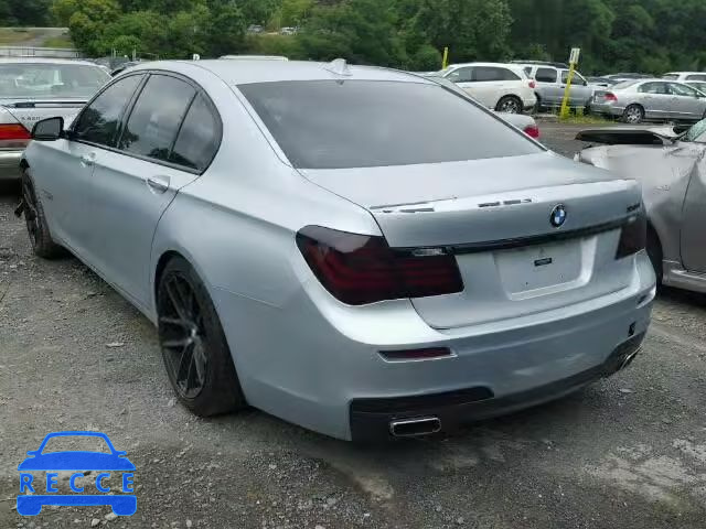 2014 BMW 750I XDRIV WBAYB6C56ED224328 зображення 2