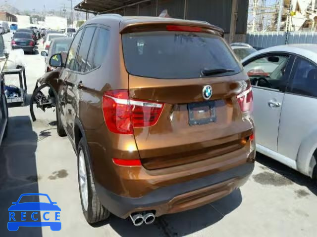 2017 BMW X3 SDRIVE2 5UXWZ7C5XH0U45677 зображення 2