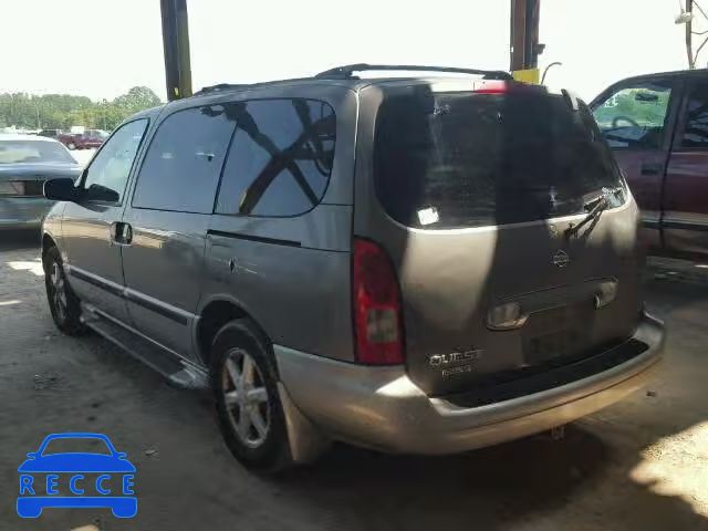 2002 NISSAN QUEST GLE 4N2ZN17T12D803018 image 2