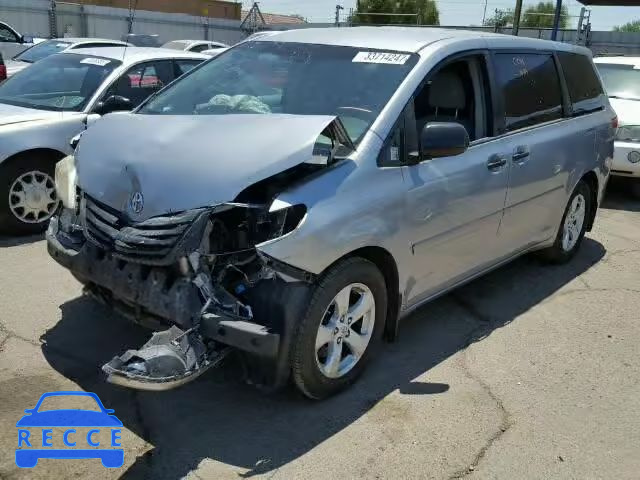 2011 TOYOTA SIENNA 5TDZK3DCXBS075876 image 1