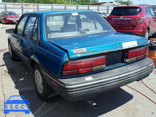 1992 CHEVROLET CAVALIER V 1G1JC5446N7238884 image 2