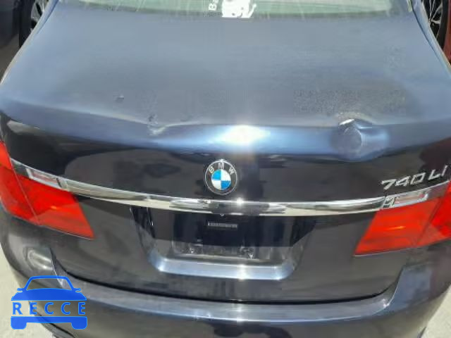 2011 BMW 740LI WBAKB4C53BC574432 зображення 9