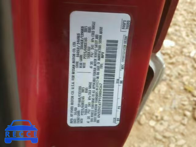 2001 NISSAN QUEST SE 4N2ZN16T91D804367 image 9