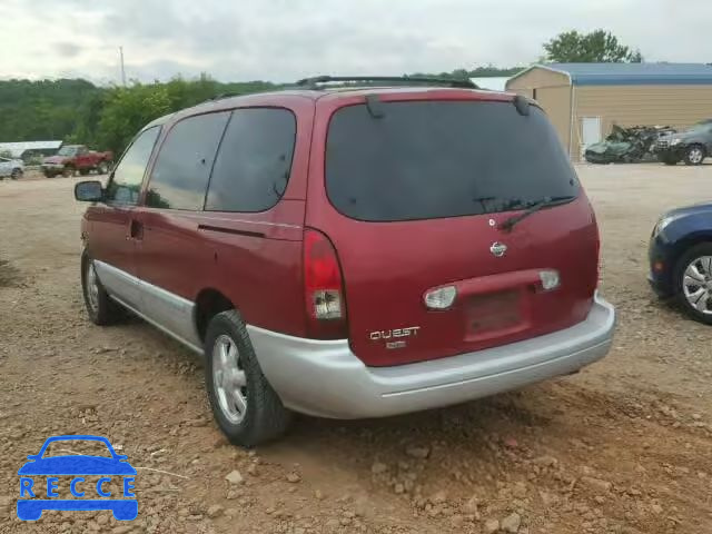 2001 NISSAN QUEST SE 4N2ZN16T91D804367 image 2