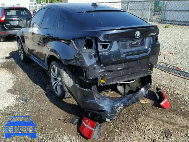 2011 BMW X6 M 5YMGZ0C5XBLK14014 image 2