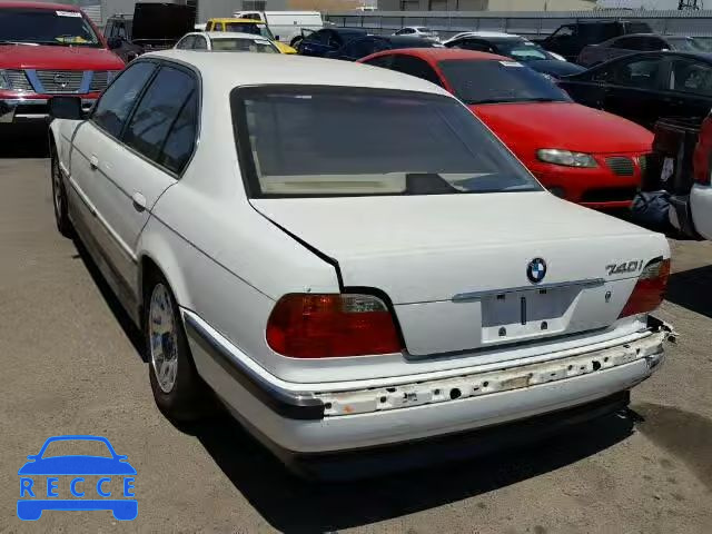 1999 BMW 740I AUTOMATIC WBAGG8336XDN73287 зображення 2