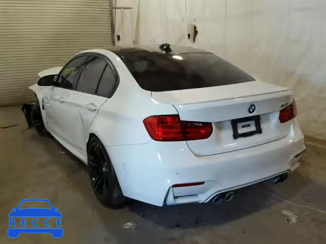 2015 BMW M3 WBS3C9C58FP805379 image 2