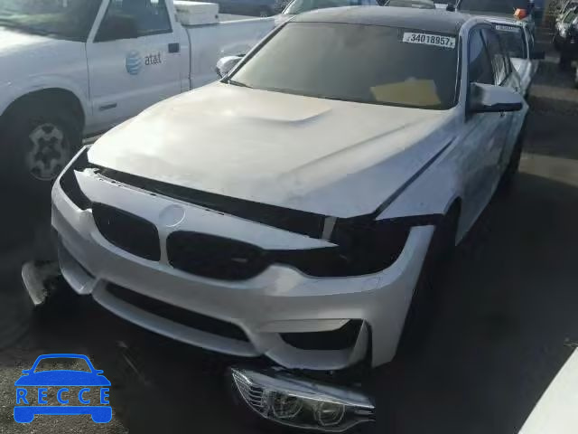 2015 BMW M3 WBS3C9C5XFJ276133 image 1