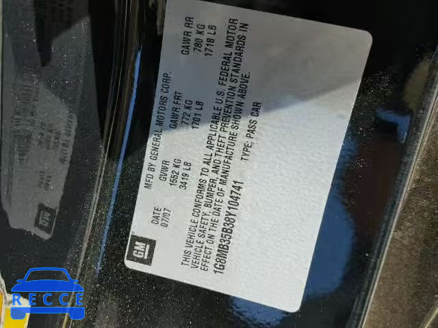 2008 SATURN SKY 1G8MB35B38Y104741 image 9