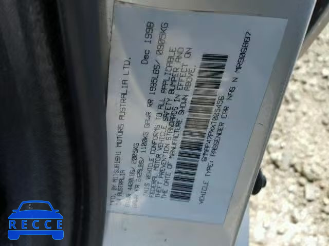 1999 MITSUBISHI DIAMANTE 6MMAP47PXXT005456 image 9