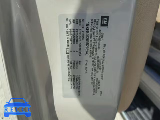 2009 GMC YUKON DENA 1GKFK06209R203948 image 9