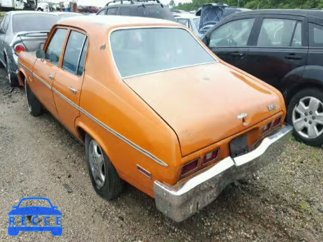 1973 CHEVROLET NOVA 1X69F3W238442 image 2