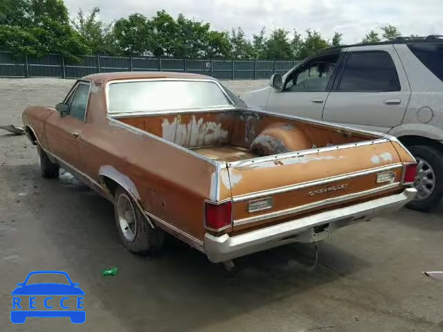 1972 CHEVROLET EL CAMINO 1D80H2K642237 зображення 2