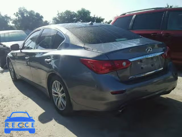 2014 INFINITI Q50 HYBRID JN1AV7AP3EM691666 image 2