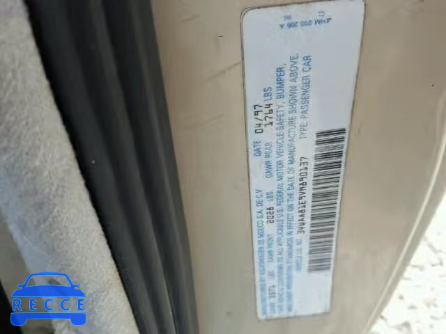 1997 VOLKSWAGEN CABRIO 3VWAA81E9VM890137 image 9