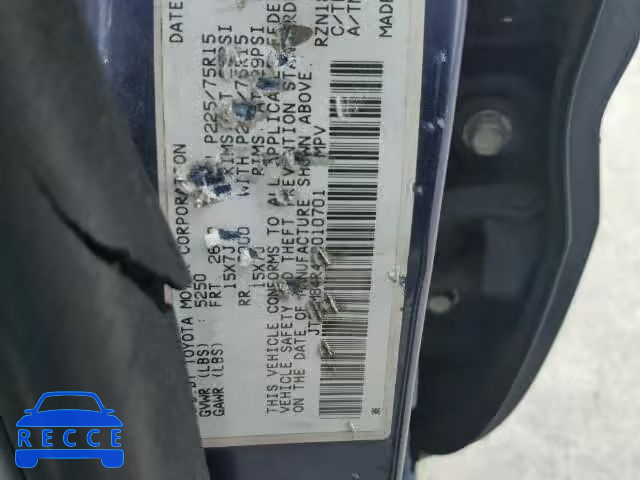1997 TOYOTA 4RUNNER JT3GM84R4V0010701 image 9