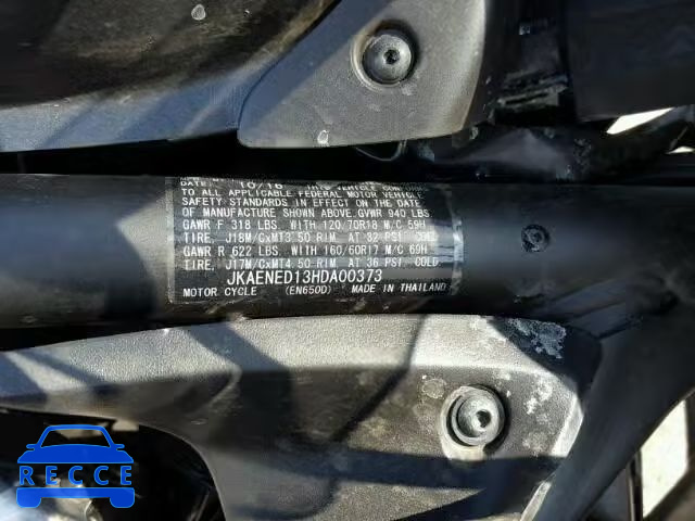 2017 KAWASAKI EN650 D JKAENED13HDA00373 image 9