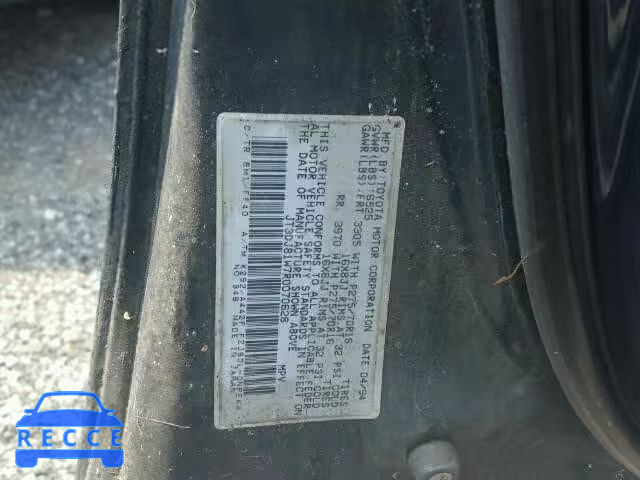 1994 TOYOTA LANDCRUISE JT3DJ81W7R0070628 image 9