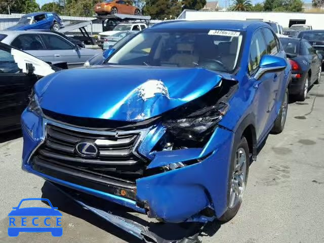 2016 LEXUS NX 300H JTJBJRBZ7G2030744 зображення 1