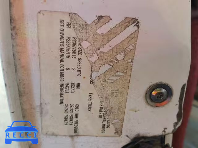 1993 GMC SIERRA K15 1GTEK14K6PZ500803 image 9