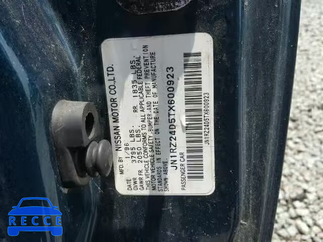 1996 NISSAN 300ZX JN1RZ24D5TX600923 image 9
