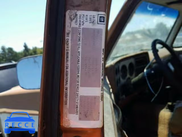 1980 CHEVROLET SUBURBAN CKX26AF159174 Bild 9