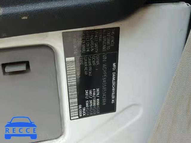 2008 FREIGHTLINER SPRINTER WDYPE845585342888 image 9
