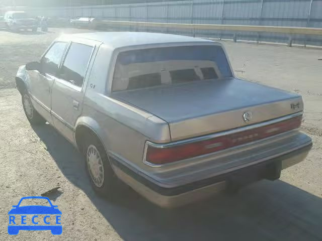 1991 DODGE DYNASTY 1B3XC46K4MD202734 image 2