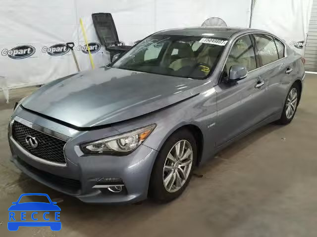 2014 INFINITI Q50 HYBRID JN1AV7AP1EM691679 image 1