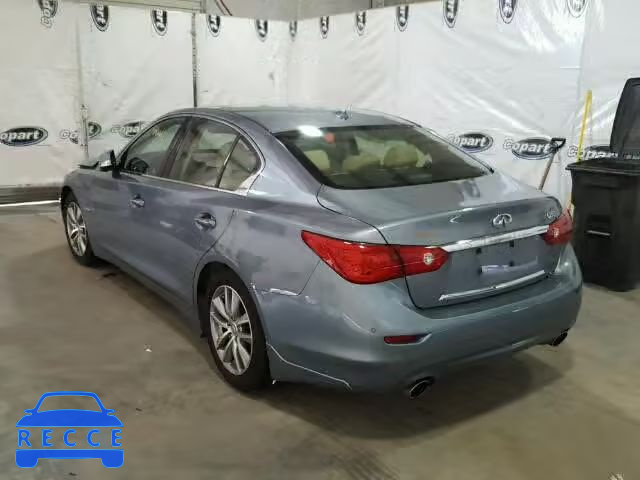 2014 INFINITI Q50 HYBRID JN1AV7AP1EM691679 image 2