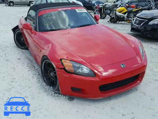 2000 HONDA S2000 JHMAP1149YT008114 image 0