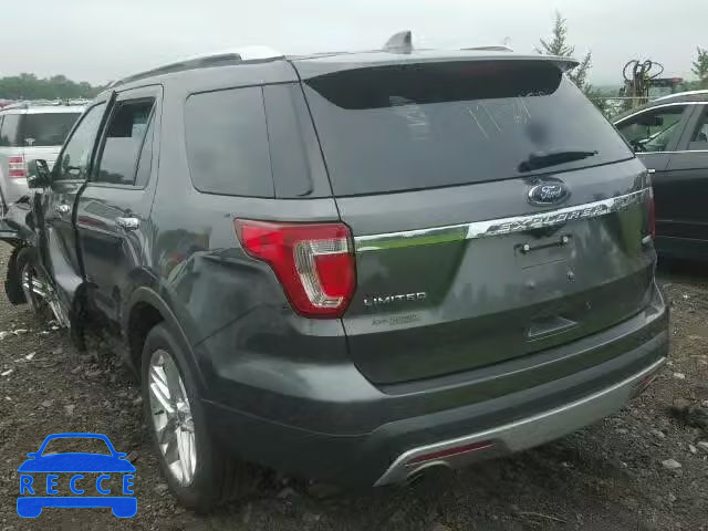 2017 FORD EXPLORER L 1FM5K8FHXHGA83852 image 2