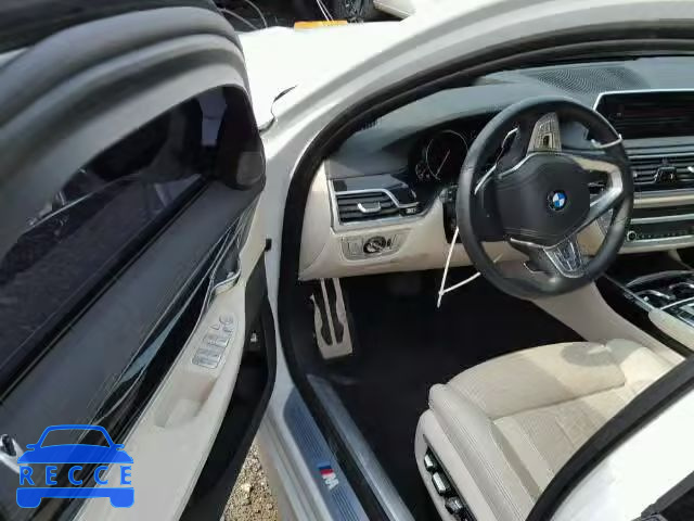 2016 BMW 750I XDRIV WBA7F2C53GG417160 зображення 8