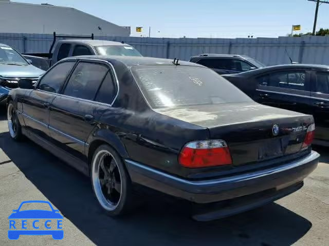 1998 BMW 740IL WBAGJ8324WDM10449 image 2