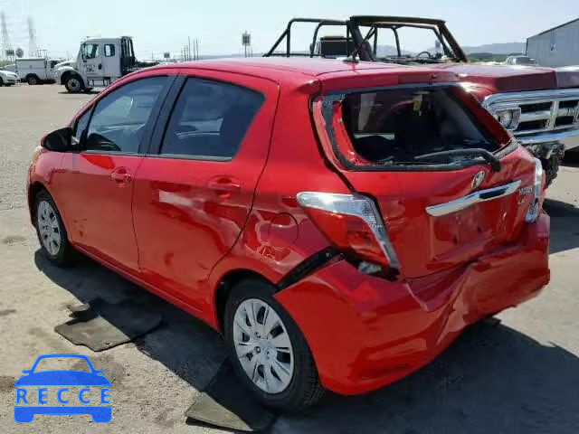 2012 TOYOTA YARIS JTDKTUD30CD513791 зображення 2